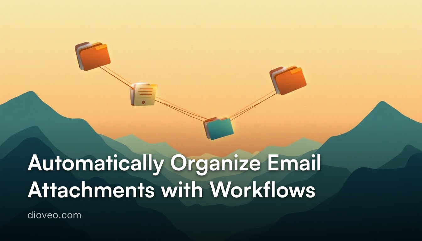 Automatically Organize Email Attachments with Workflows