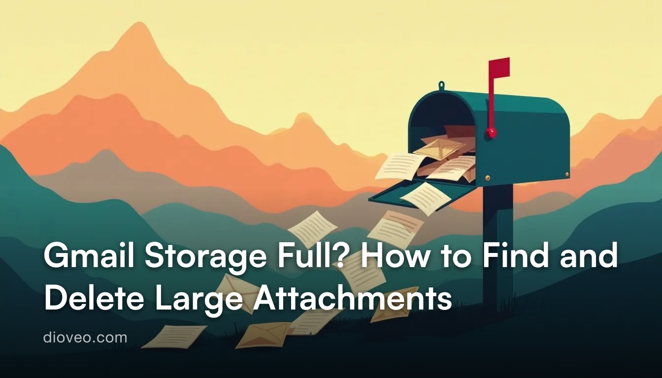 Gmail Storage Full? How to Find and Delete Large Attachments